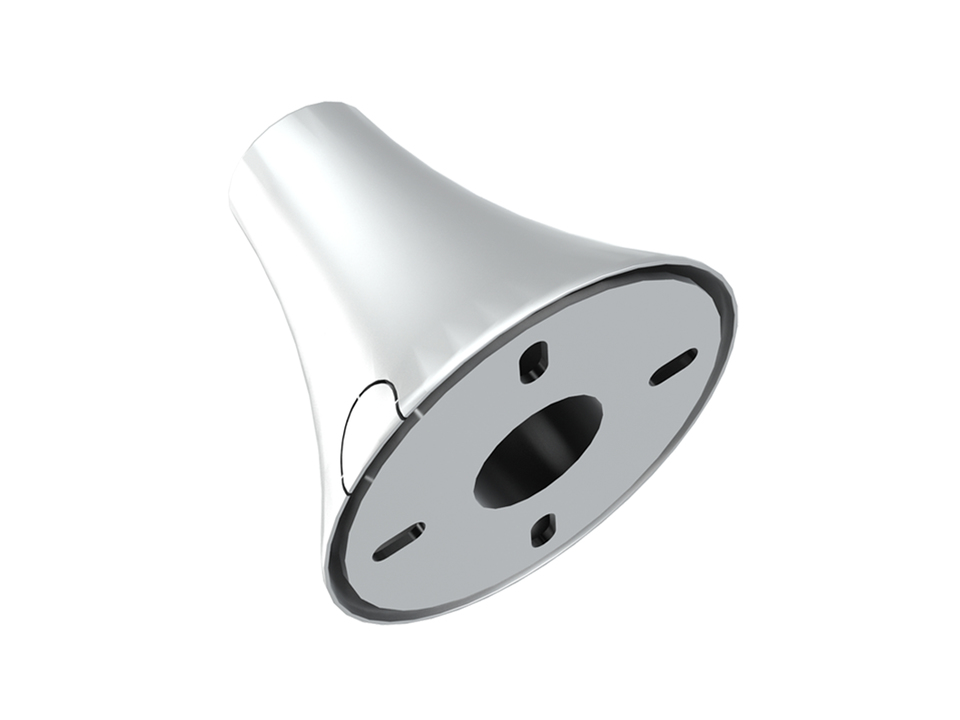 Boden Decken Befestigungsplatte, Chrom Boden Decken Befestigungsplatte, Chrom