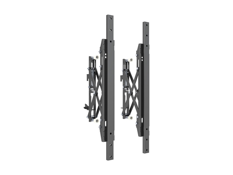 Halter Push in Pop Out, 600mm, Metall, 2Stk