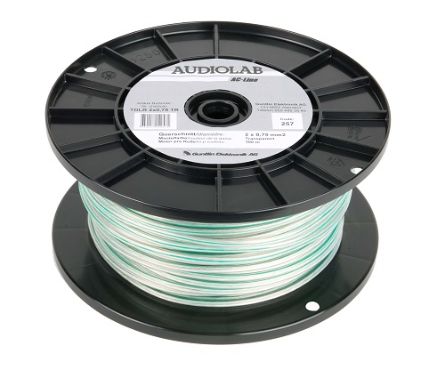 Netzkabel, rund, transparent, 2x0.75mm2, 100m Netzkabel, rund, transparent, 2x0.75mm2, 100m