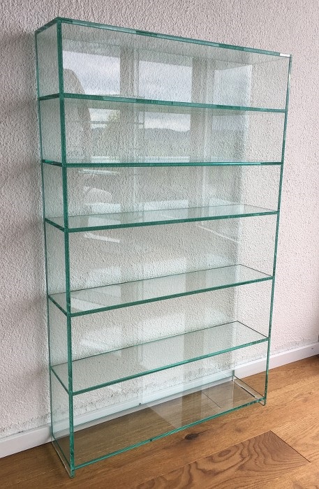 Glasmöbel CD-DVD, Klarglas, Aussenmasse: Glasmöbel CD-DVD, Klarglas, Aussenmasse: