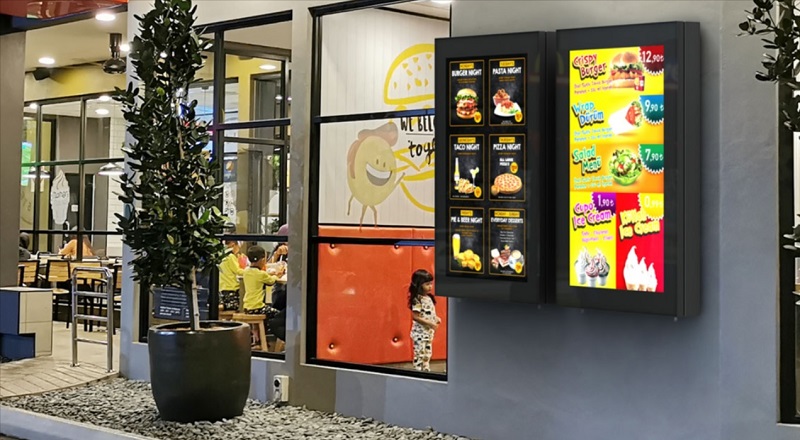 Monitorbox Portrait, 43" Bildschirm, schwarz Monitorbox Portrait, 43" Bildschirm, schwarz