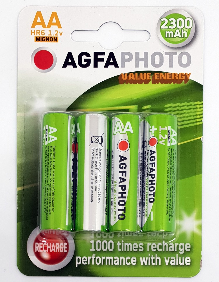 Accu HR6 2300, 4er-Pack inkl. VEG, VPE 6 Stk. Accu HR6 2300, 4er-Pack inkl. VEG, VPE 6 Stk.