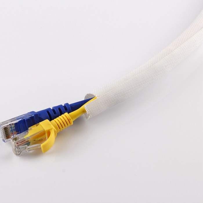 Kabelführung, weiss, Karton Abrollbox Kabelführung, weiss, Karton Abrollbox