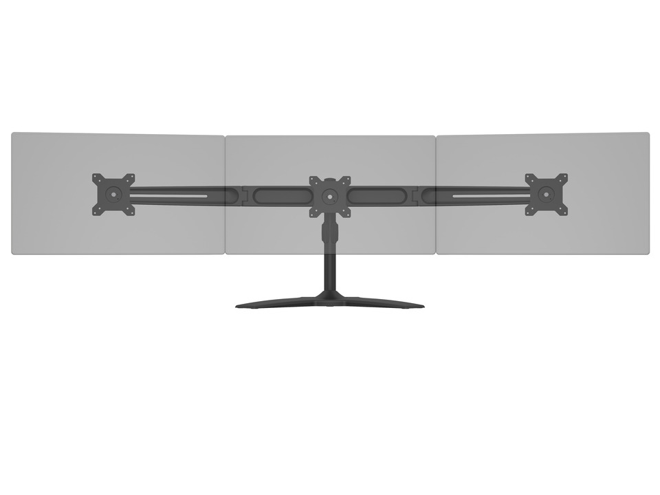 Monitorhalter bis 15 - 24" Metall, schwarz Monitorhalter bis 15 - 24" Metall, schwarz