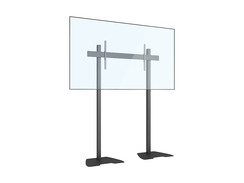 Bodenständer 1x, 2 Säulen 43"-100", Stahl/Alu Bodenständer 1x, 2 Säulen 43"-100", Stahl/Alu