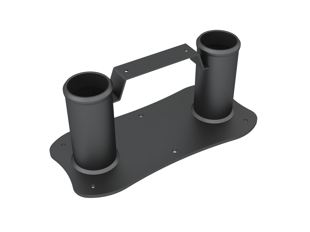 Bodenbasis fix zu Floorstand, schwarz, Metall Bodenbasis fix zu Floorstand, schwarz, Metall