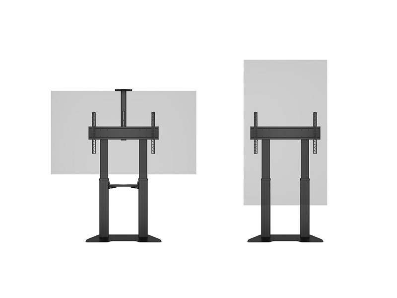 TV Ständer  60"-100", Aluminium, schwarz TV Ständer  60"-100", Aluminium, schwarz