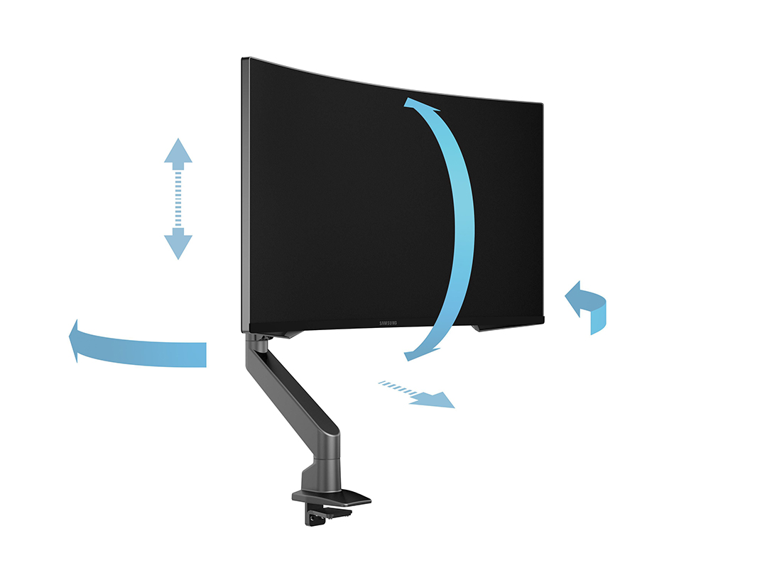 Monitorhalter mit Gasfeder für 49" Samsung G 9 Monitorhalter mit Gasfeder für 49" Samsung G 9