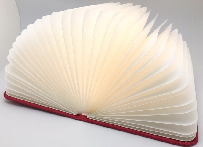 Buchlampe LED, rot, 7 Farben Buchlampe LED, rot, 7 Farben