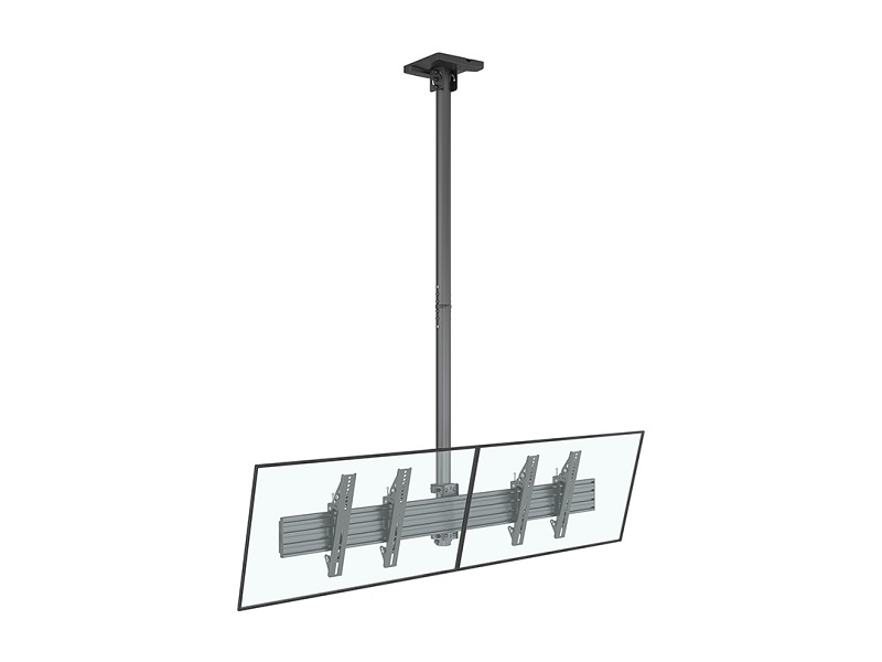 Deckenhalter 2x, 32"-50", schwarz, VESA 100x