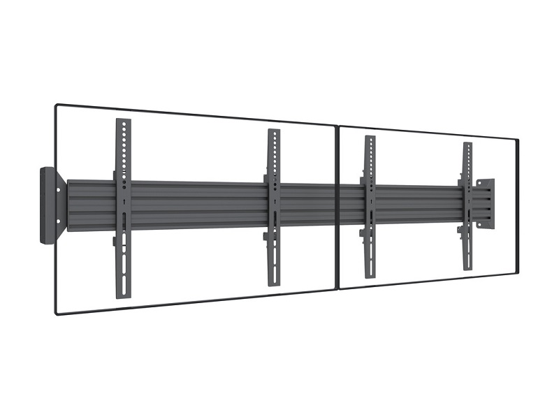 Dual Halterung 2 x 32"-75", schwarz, max 2x40kg