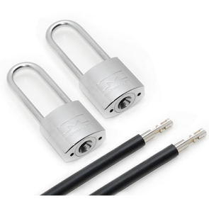 Sicherheitsschloss, 2 Stk. Chrom / Sicherheitsschloss, 2 Stk. Chrom /