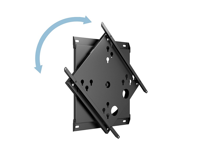 Wandhalter 50-95", Metall, 360°Rotation, schwarz Wandhalter 50-95", Metall, 360°Rotation, schwarz