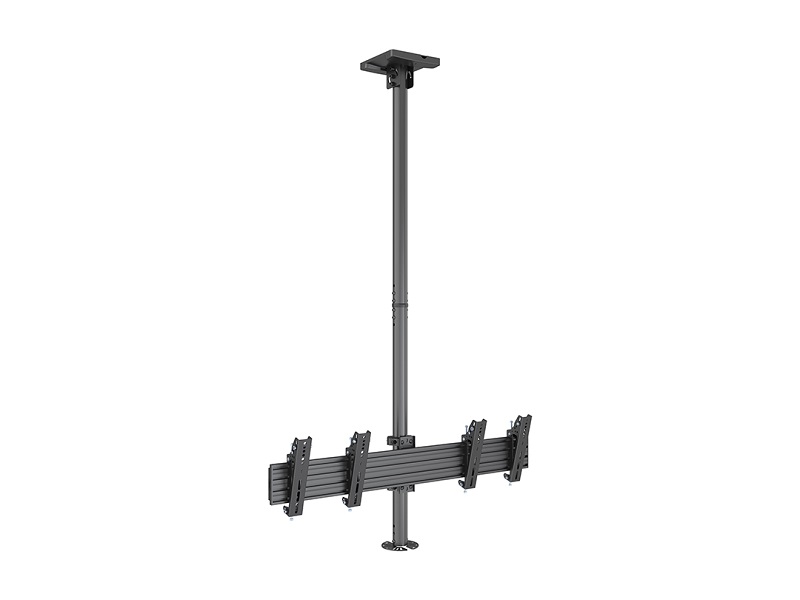 Deckenhalter 2x, 26"-55", schwarz, VESA 100x