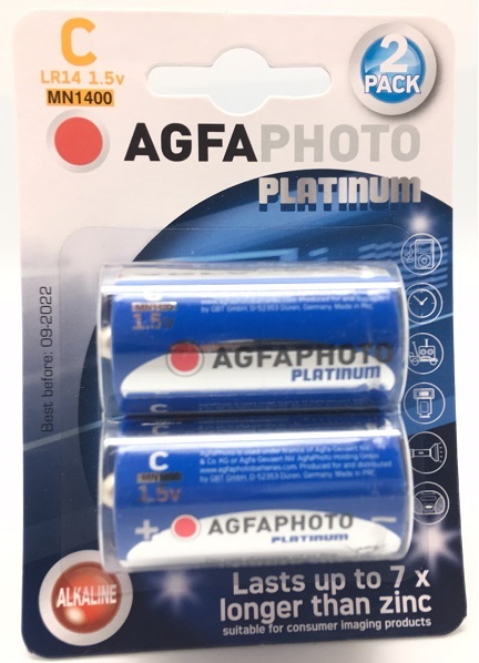 Alkaline LR14 Baby, C,2er-Pack inkl. VEG Alkaline LR14 Baby, C,2er-Pack inkl. VEG