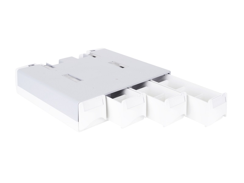 Schublade zu Arbeitstrolley, silber,Metall/Alu/PVC