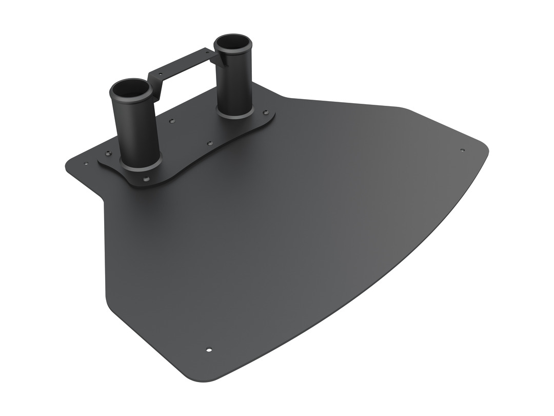Bodenplatte fix zu Floorstand, schwarz, Metall Bodenplatte fix zu Floorstand, schwarz, Metall