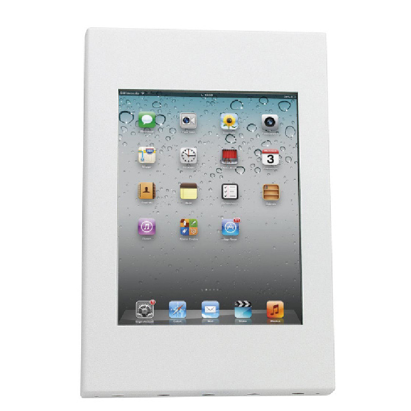 Tablet Box, abschliessbar Stahl, weiss/5000