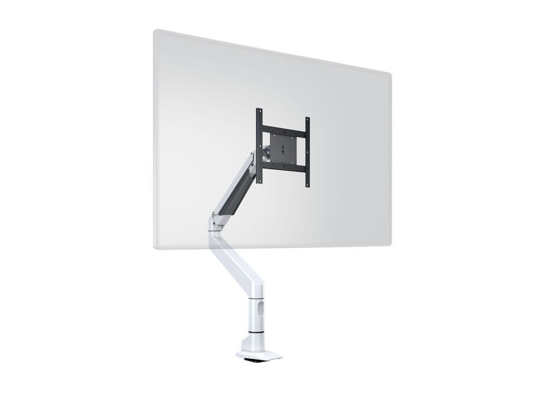 Monitorhalter mit Gasfeder bis 38", weiss, Vesa Monitorhalter mit Gasfeder bis 38", weiss, Vesa
