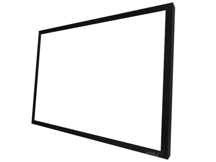 Rahmenleinwand 16:10, weiss, 100" Aluminium