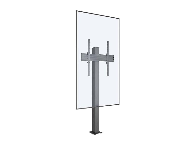 Bodenständer 1x, 55"-86", Stahl/Aluminium