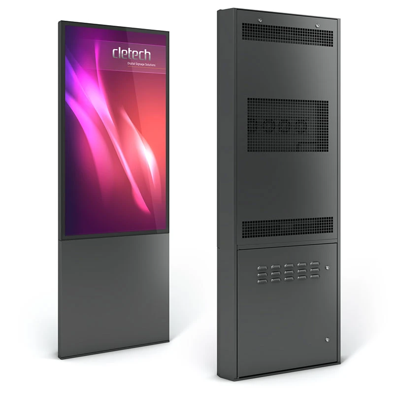 Outdoor Stele Portrait, 55" Bildschirm, ohne