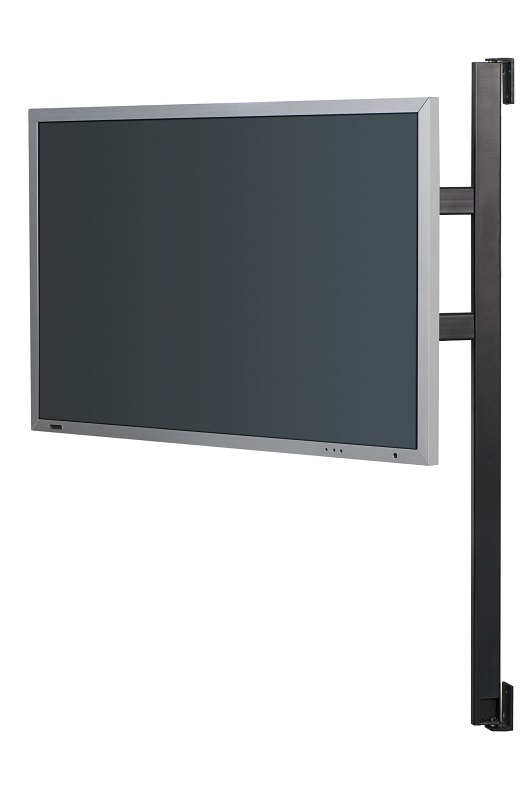 Schwenkarm 40 - 65", Edelstahl, schwarz