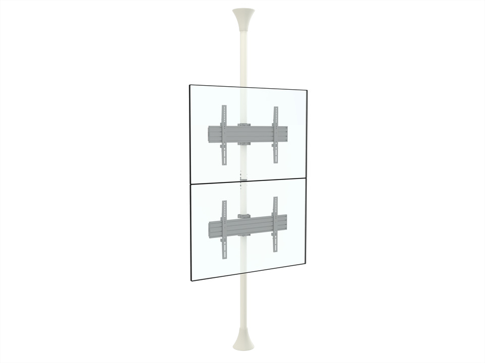 Boden-Deckenhalter 2x, 40"-65", VESA 100x100 Boden-Deckenhalter 2x, 40"-65", VESA 100x100