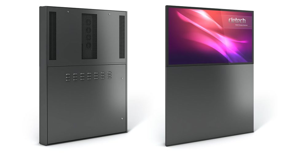 Outdoor Stele Landscape, 55" Bildschirm, ohne