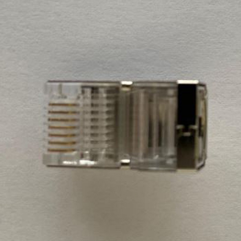 RJ 45 Kabelsteckerschutz, schwarz, Metall, 10Stk RJ 45 Kabelsteckerschutz, schwarz, Metall, 10Stk