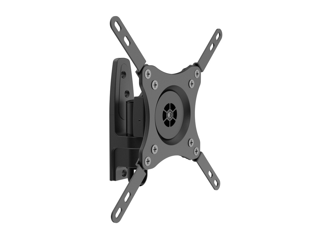 Wandhalter bis 32", Metall, schwarz, neigbar 15° Wandhalter bis 32", Metall, schwarz, neigbar 15°