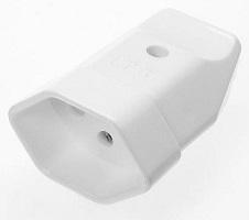 Kupplung CH Typ 13 weiss, 10A/250V mit Kupplung CH Typ 13 weiss, 10A/250V mit