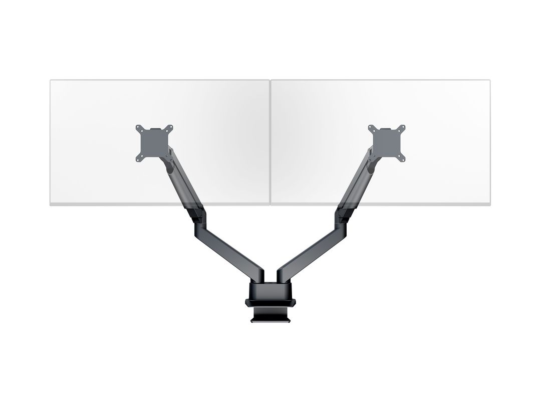 Monitorhalter Duo  32", Aluminium,  schwarz Monitorhalter Duo  32", Aluminium,  schwarz