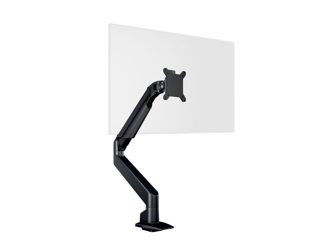 Monitorhalter mit Gasfeder 32", schwarz, Metall Monitorhalter mit Gasfeder 32", schwarz, Metall