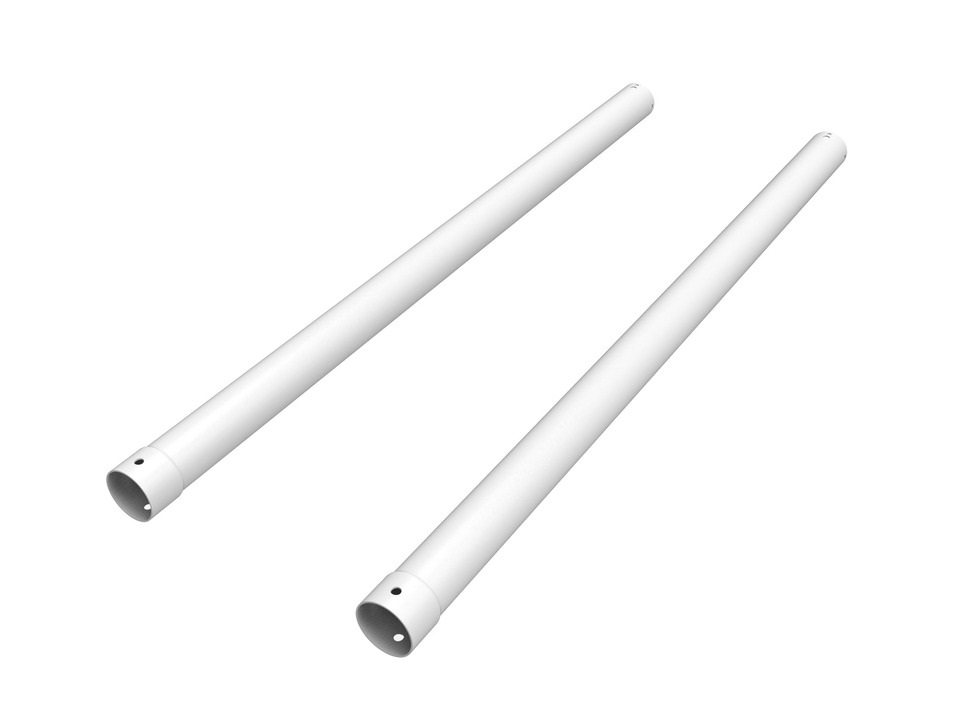 Verlängeungsrohre 2x 950mm, weiss, max 30 kg Verlängeungsrohre 2x 950mm, weiss, max 30 kg