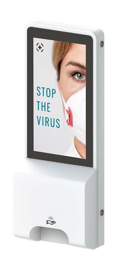 Hygienebox Wandmontage, 32", inkl. Monitor Hygienebox Wandmontage, 32", inkl. Monitor