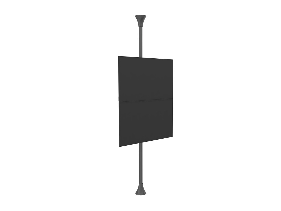 Boden-Deckenhalter 2x, 40"-65", VESA100x100-