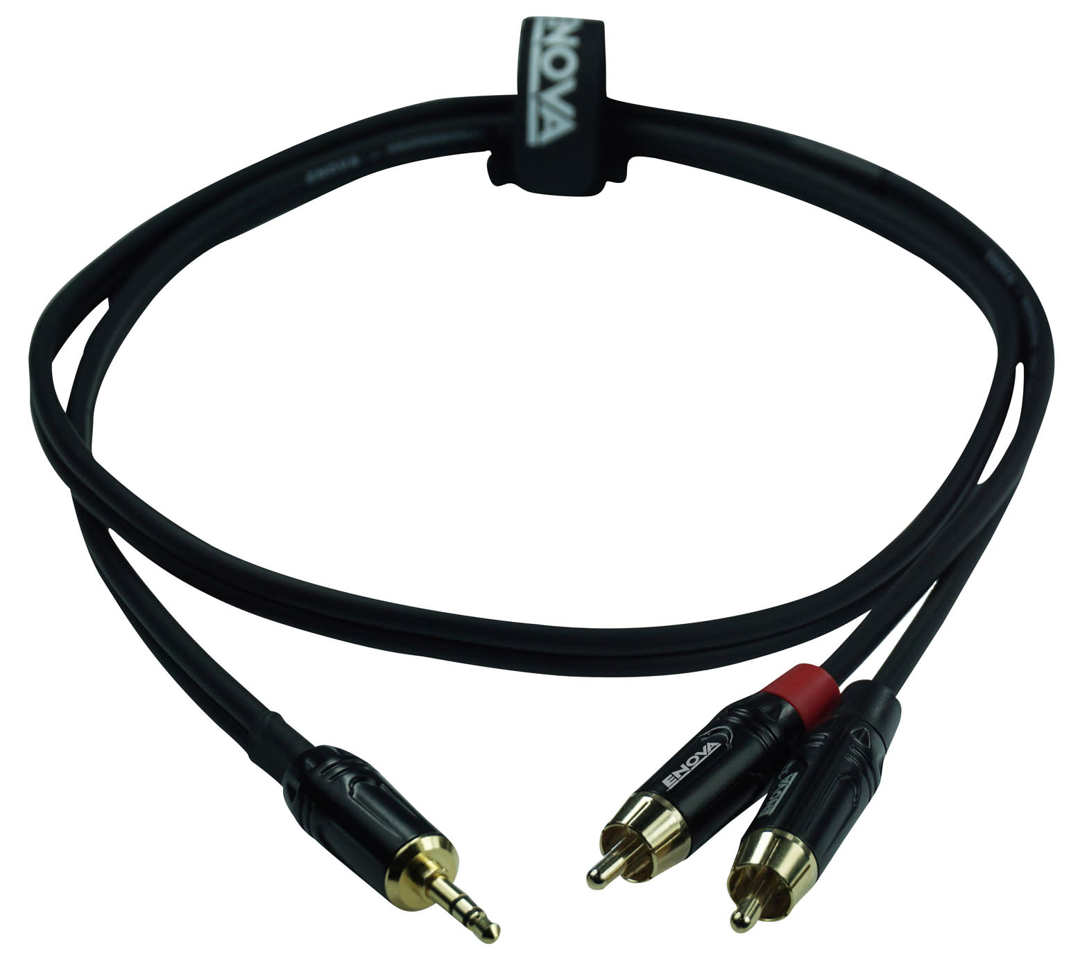 3.5mm Jack/Cinch Kabel RCA, rot/schwarz, 2m, 3.5mm Jack/Cinch Kabel RCA, rot/schwarz, 2m,