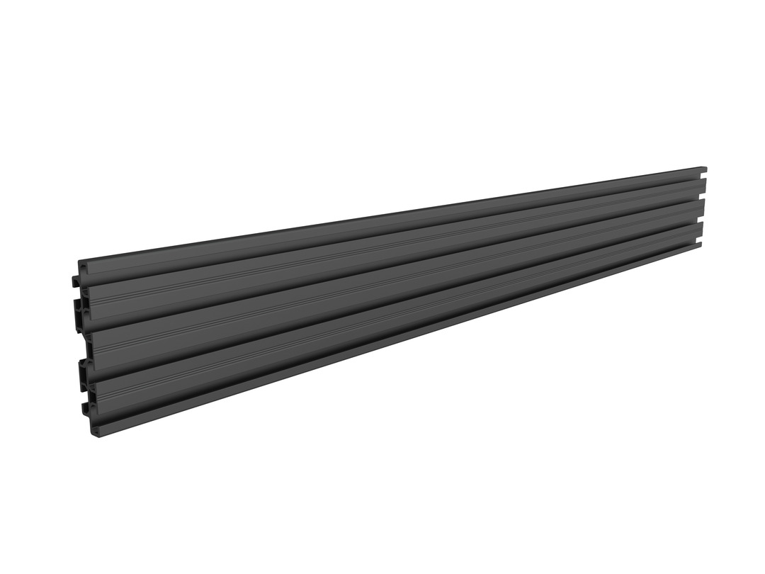 Aluminium Profil, Modulares Pro System, schwarz