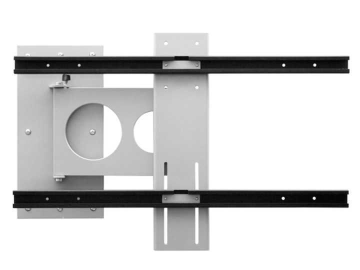 Wandhalter, Alu, silber, Tragkraft 40 kg