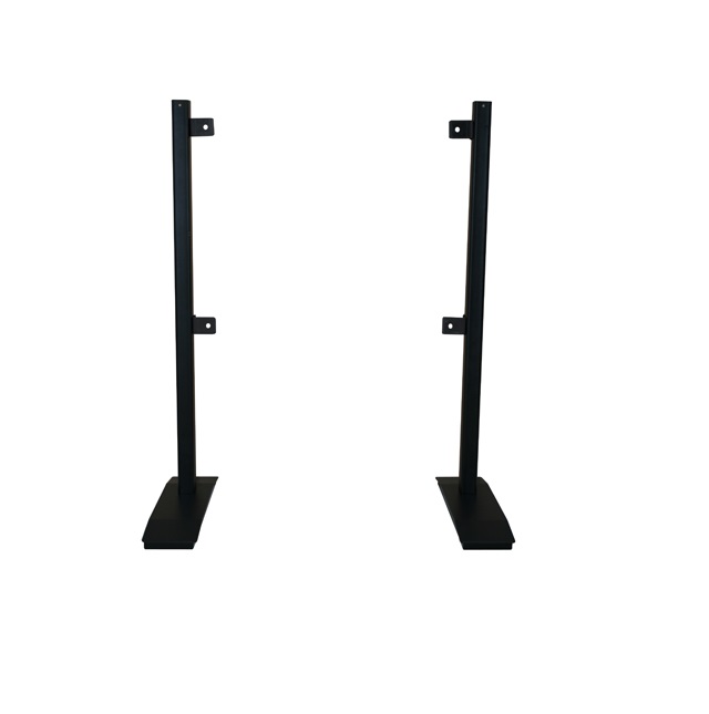 Tischfuss Twin 100, schwarz, Metall, 1 Paar/2 Stk Tischfuss Twin 100, schwarz, Metall, 1 Paar/2 Stk