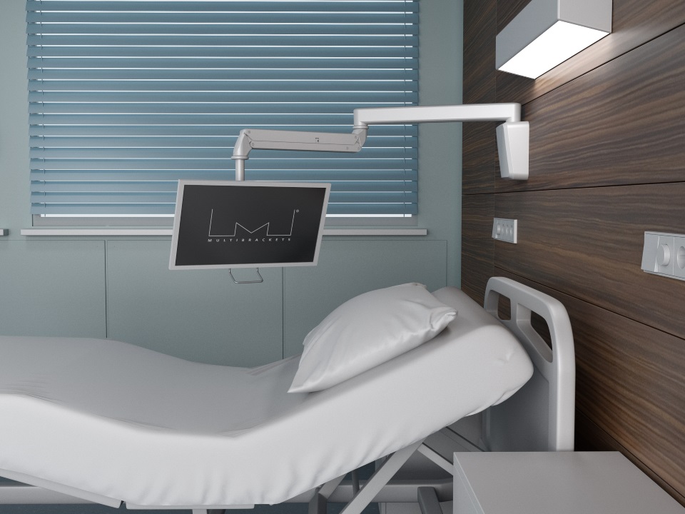 Medizinal Arm 15"-27, weiss,  max. 2.5-6.5 kg