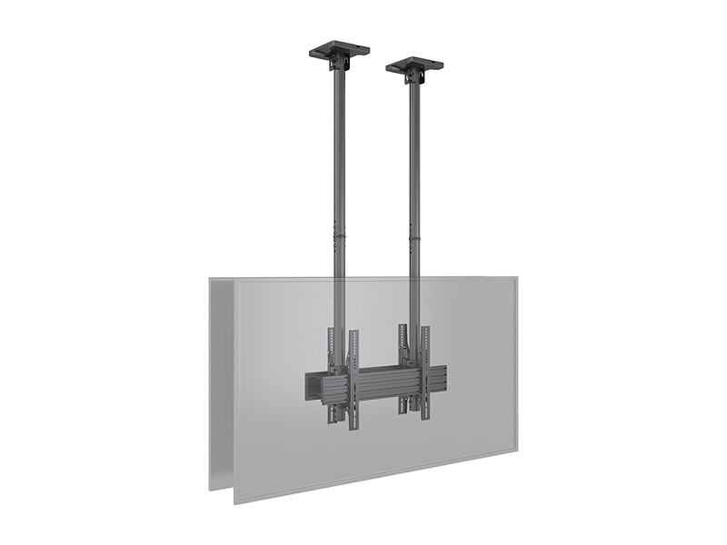 Deckenhalter 2x 40-86", schwarz, max 2x120kg Deckenhalter 2x 40-86", schwarz, max 2x120kg