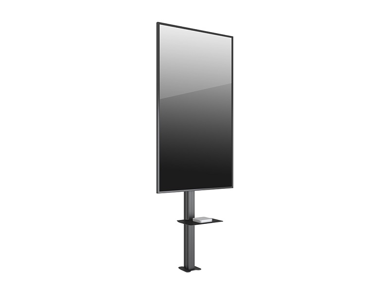 Bodenständer 1x, 55"-86", Stahl/Aluminium