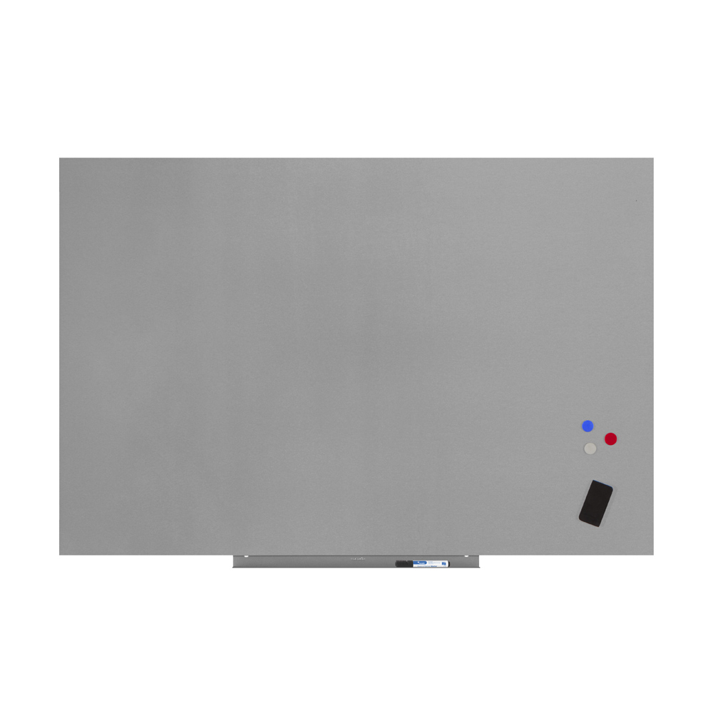 Skinwhiteboard, PE-beschichtet, silber