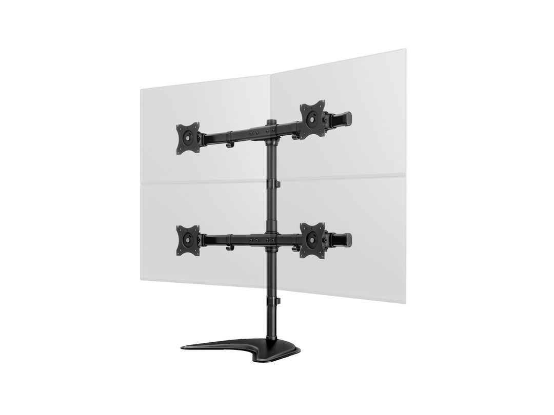 Monitorhalter Basic Quad 27"schwarz, Metall Monitorhalter Basic Quad 27"schwarz, Metall