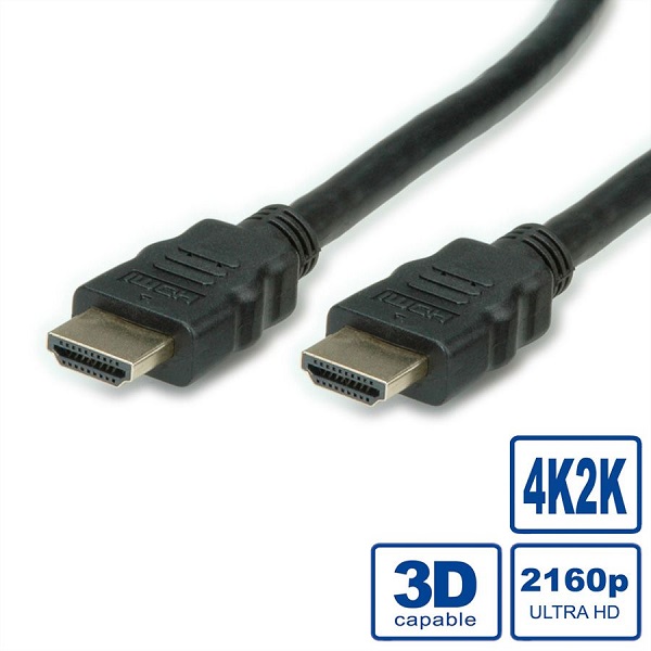 HDMI Kabel + Ethernet, HDCP2.2 M/M, 2m HDMI Kabel + Ethernet, HDCP2.2 M/M, 2m