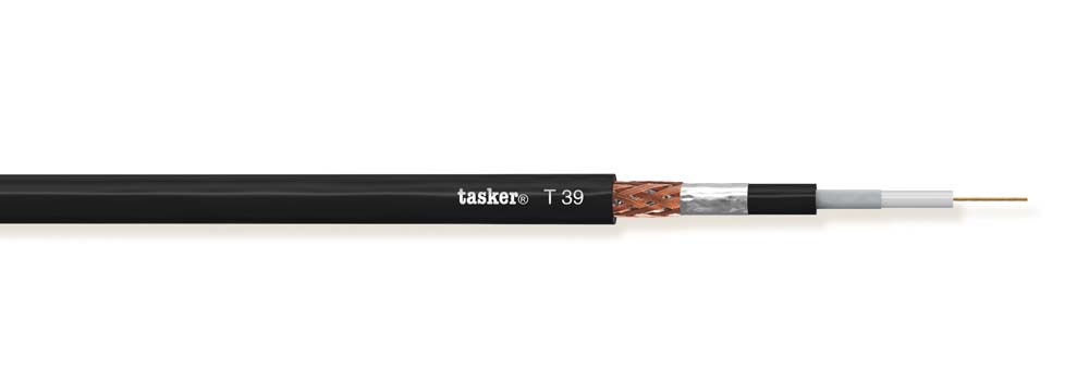 Koaxial Cable, schwarz,100m, PVC,1x4.7mm