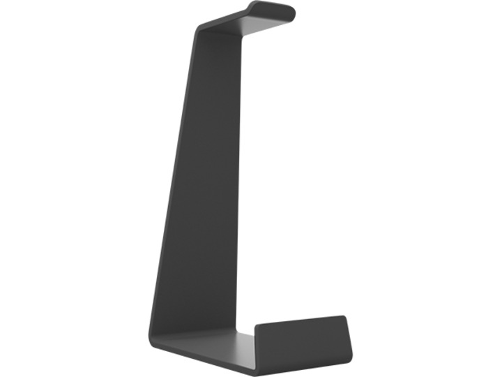 Kopfhörerhalter, Aluminium, schwarz, max 1 Kg. Kopfhörerhalter, Aluminium, schwarz, max 1 Kg.