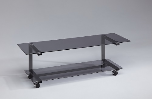 Glasmöbel Rauchglas/grau, Metall, Tragkraft 40kg Glasmöbel Rauchglas/grau, Metall, Tragkraft 40kg